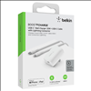 Belkin BOOST Charge Pro USB-C Wall Charger 20W with USB-C to Lightning Cable - White - PWR11244 - 2