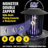 Bell + Howell Rechargeable Monster Double Insect Zapper UV Light Bug Zapper - PLP11705 - 3