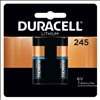 Duracell Ultra 6V 245, 2CR5 Lithium Battery - 1 Pack - DURDL245BU - 1