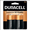 Duracell Coppertop 1.5V D, LR20 Alkaline Battery - 2 Pack - 0