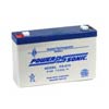 Power Sonic 6V 7AH AGM SLA Battery with F1 Terminals - 0