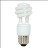 9W Spiral Cool White CFL Bulb - 0
