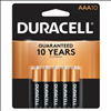 Duracell Coppertop 1.5V AAA, LR03 Alkaline Battery - 10 Pack - 0