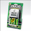 Nuon AA Rechargeable NiMH 1HR Charger with 4 Pack AA Batteries - 0