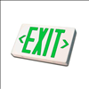 Green LED Exit Sign with NICAD Battery Back Up - 0