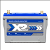 X2Power Premium AGM 880CCA BCI Group 34 Car and Truck Battery - 0