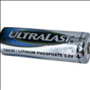 Ultra Last 3.2V 14430 Lithium Iron Phosphate Rechargeable Battery - 2 Pack - 1