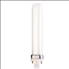 13W 5000K 2 Pin Twin Tube CFL Bulb - 0