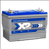 X2Power BCI Group 27M 12V 90AH 930CCA AGM Deep Cycle Marine & RV Battery  - 2