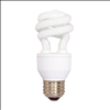 9W Soft White Spiral CFL Bulb - 0