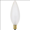 Satco 25W Frosted Torpedo Tip E14 Incandescent Light Bulb 2 Pack - 1