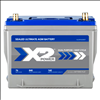X2Power Premium AGM 840CCA BCI Group 24F Car and Truck Battery - 0
