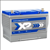 X2Power Premium AGM 930CCA BCI Group 27F Car and Truck Battery - SLI27FAGMDP - 3