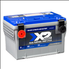 X2Power Premium AGM 880CCA BCI Group 78 Car and Truck Battery - SLI78AGMDP - 3