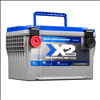 X2Power Premium AGM 880CCA BCI Group 78 Car and Truck Battery - SLI78AGMDP - 6