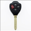 Four Button Key Fob Replacement Combo Key Remote for Toyota Vehicles - FOB10048 - 1