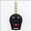 Three Button Key Fob Replacement Combo Key Remote For Nissan Vehicles - FOB10847 - 2