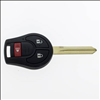 Three Button Key Fob Replacement Combo Key Remote For Nissan Vehicles - FOB10847 - 4