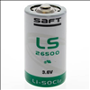 Saft 3.6V C, LR14 Lithium Battery - LITHLS26500BA - 1