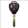 Three Button Key Fob Replacement Combo Key Remote For Toyota Vehicles - 0