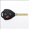 Three Button Key Fob Replacement Combo Key Remote For Toyota Vehicles - 3