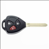 Three Button Key Fob Replacement Combo Key Remote for Toyota Vehicles - 4
