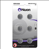 Nuon 3V 1632 Lithium Coin Cell Battery - 6 Pack - SMCCR1632-6 - 1