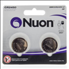 Nuon 3V 2450 Lithium Coin Cell Battery - 2 Pack - 0