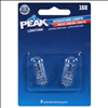 Peak 168 Miniature/Automotive Bulb - 2 Pack - 0