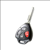 Four Button Combo Key Replacement Remote for Toyota Vehicles - 0