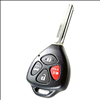 Four Button Key Fob Replacement Combo Key Remote For Toyota Vehicles - 0