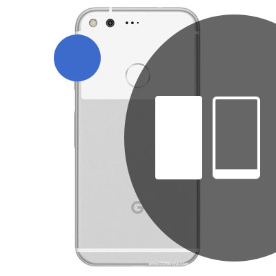 Google Pixel Back Cover Repair - Blue - Main Image