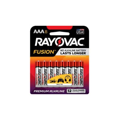 Rayovac Fusion High Energy AAA Alkaline Batteries - 8 Pack