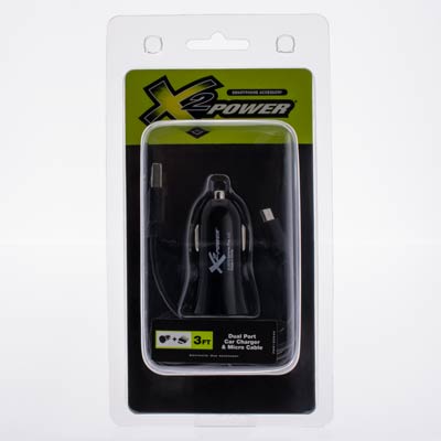 DC Micro-USB Charger for Garmin Rino 520HCX Two Way Radio