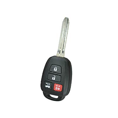 Four Button Key Fob Replacement Combo Key For Toyota Vehicles - Main Image