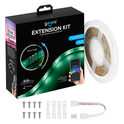 Geeni Flexible Trimmable Extension Kit for Prisma LED Strip
