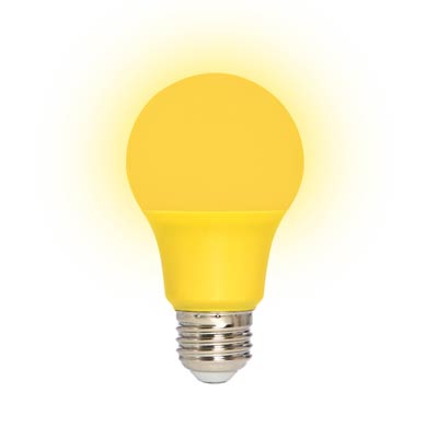 MaxLite 60 Watt Equivalent A19 Energy Efficient LED Light Bulb - Yellow - LED11143