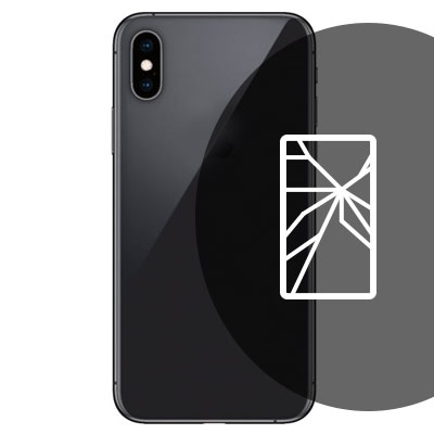 Apple iPhone XS Back Glass Repair - Black - without logo - Main Image