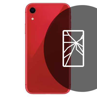 Apple iPhone XR Back Glass Repair - Red - without logo - Main Image