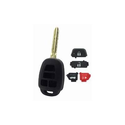 Four Button Replacement Key Fob Shell for Toyota Vehicles - Main Image