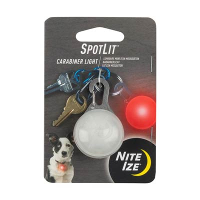 Nite Ize SpotLit Carabiner LED Light - Red - Main Image