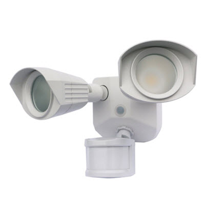 Satco LED Security Light Dual Head Motion Sensor 65-211 - Main Image