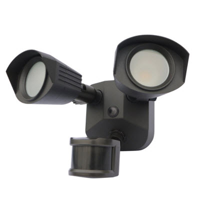 Satco LED Security Light Dual Head Motion Sensor 65-213 - Main Image