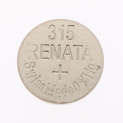 Renata 1.55V 315 Silver Oxide Coin Cell Battery - Main Image