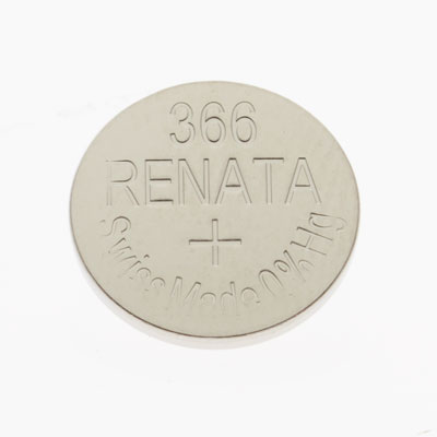 Renata 1.55V 366 Silver Oxide Coin Cell Battery - Main Image