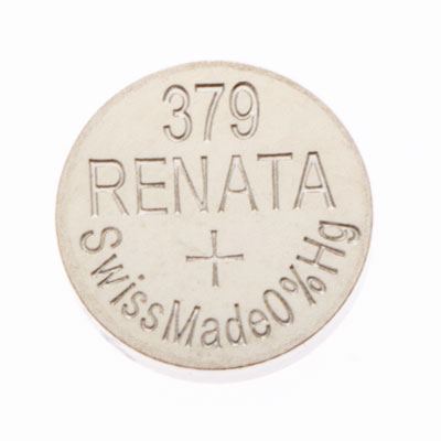 Renata 1.55V 379 Silver Oxide Coin Cell Battery - Main Image