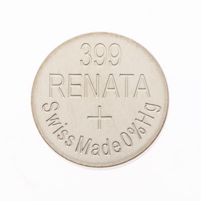 Renata 1.55V 395/399 Silver Oxide Coin Cell Battery - Main Image