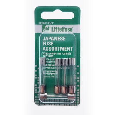 LittelFuse Glass Japanese Fuse Assortment - 5 Pack - FUSE00940135ZP