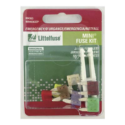 LittelFuse 9 Pack Assorted Amp MINI Blade Replacement Fuses - Main Image
