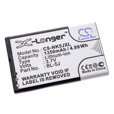 Lenmar CLKBL5J Replacement Replacement Battery